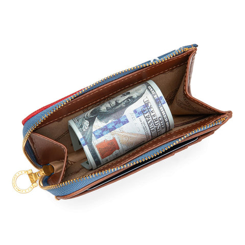 MONTANA WEST VINTAGE AMERICAN FLAG WALLET