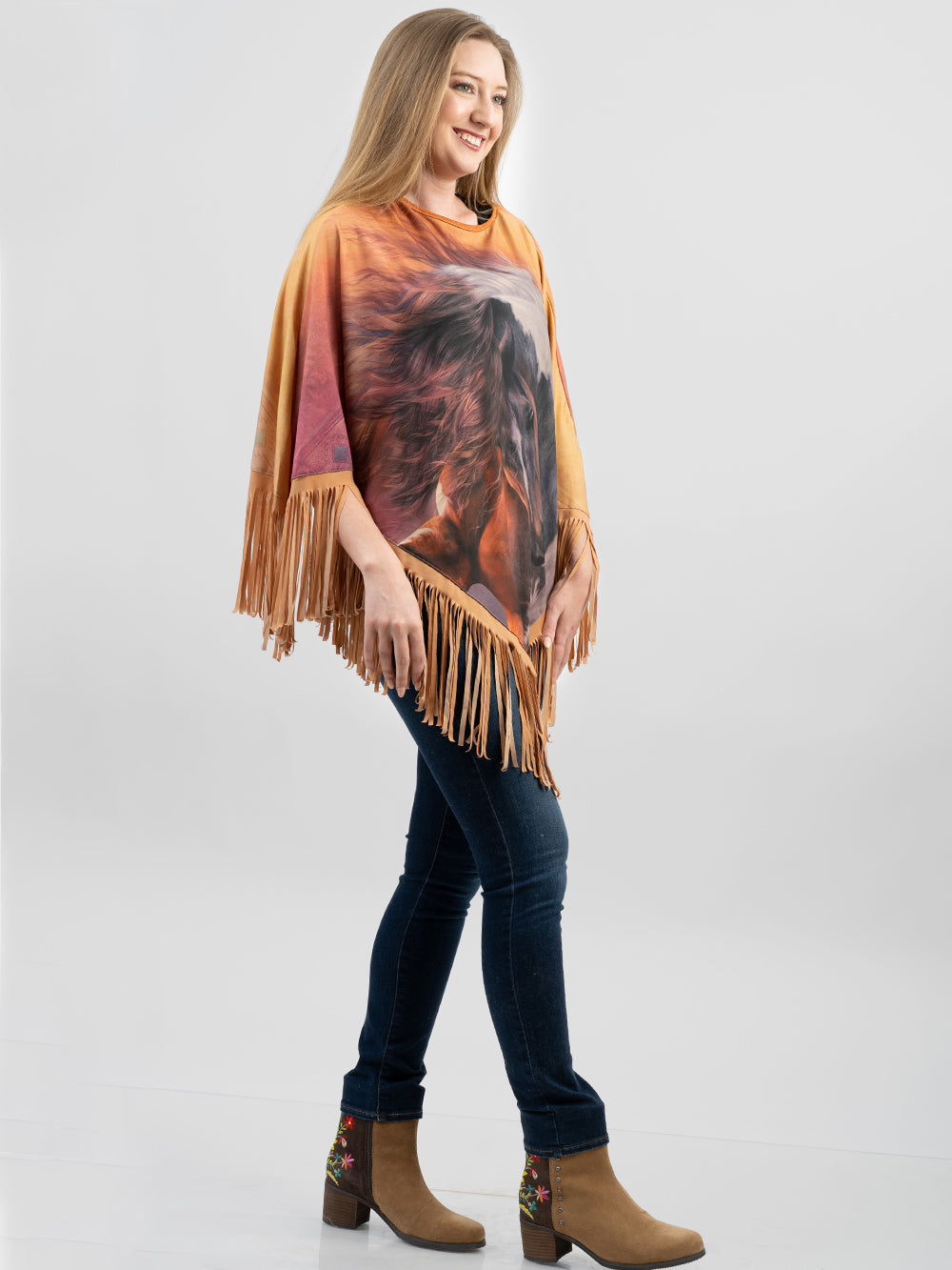 Montana West Horse Collection Poncho - Montana West World