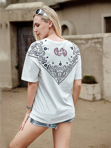 American Bling Rodeo Horse Graphic Women T-Shirt - Montana West World