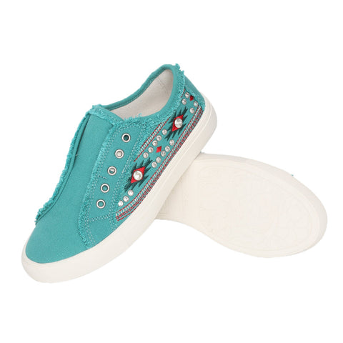 Montana West Aztec Printed Canvas Shoes - Montana West World